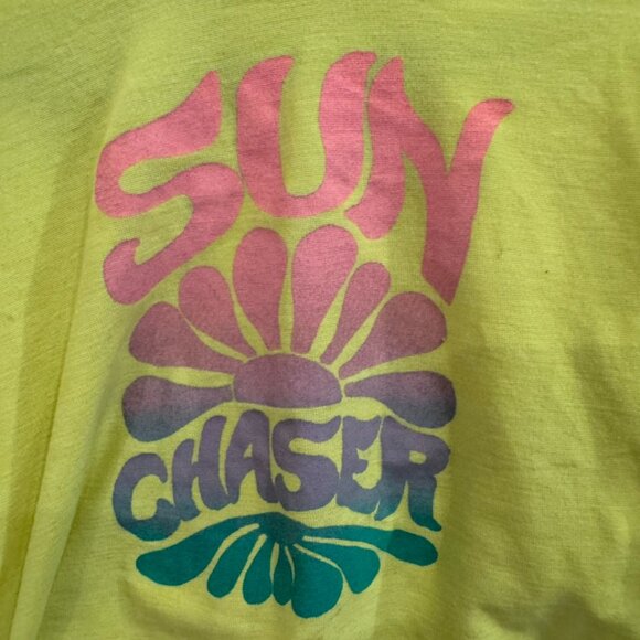 Old Navy Active “Sun Chaser” Neon Cropped Tee – Size XS (5) - Picture 2 of 5